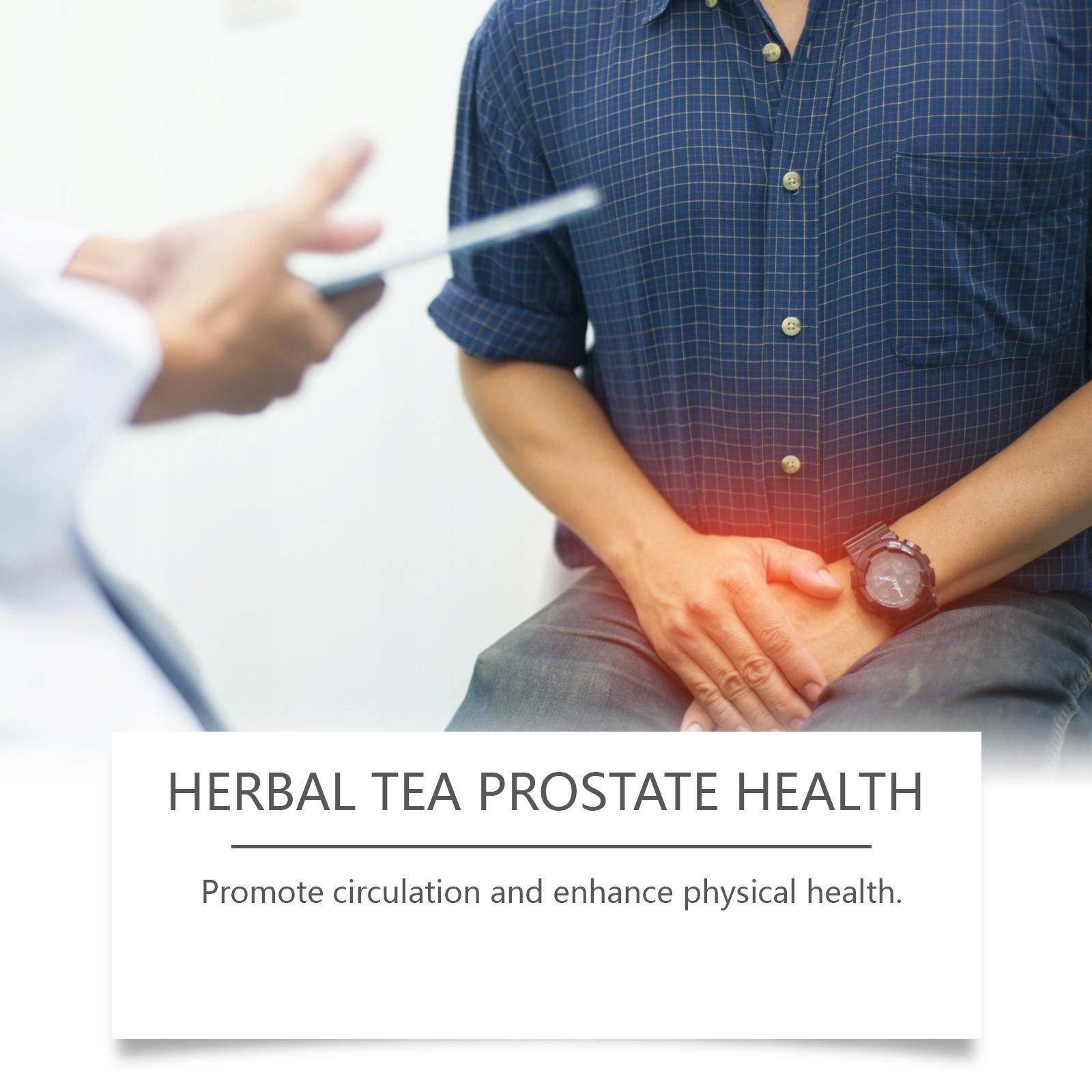 Prostate Health Herbal Tea  Gentle Herbal Care for Mens Wellness