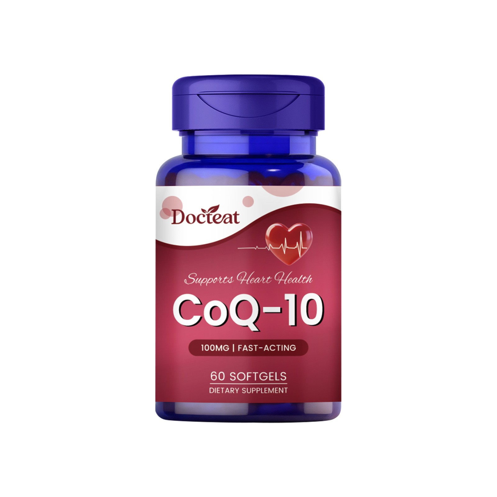 CoQ-10 100mg  Supports Heart Health and Vitality