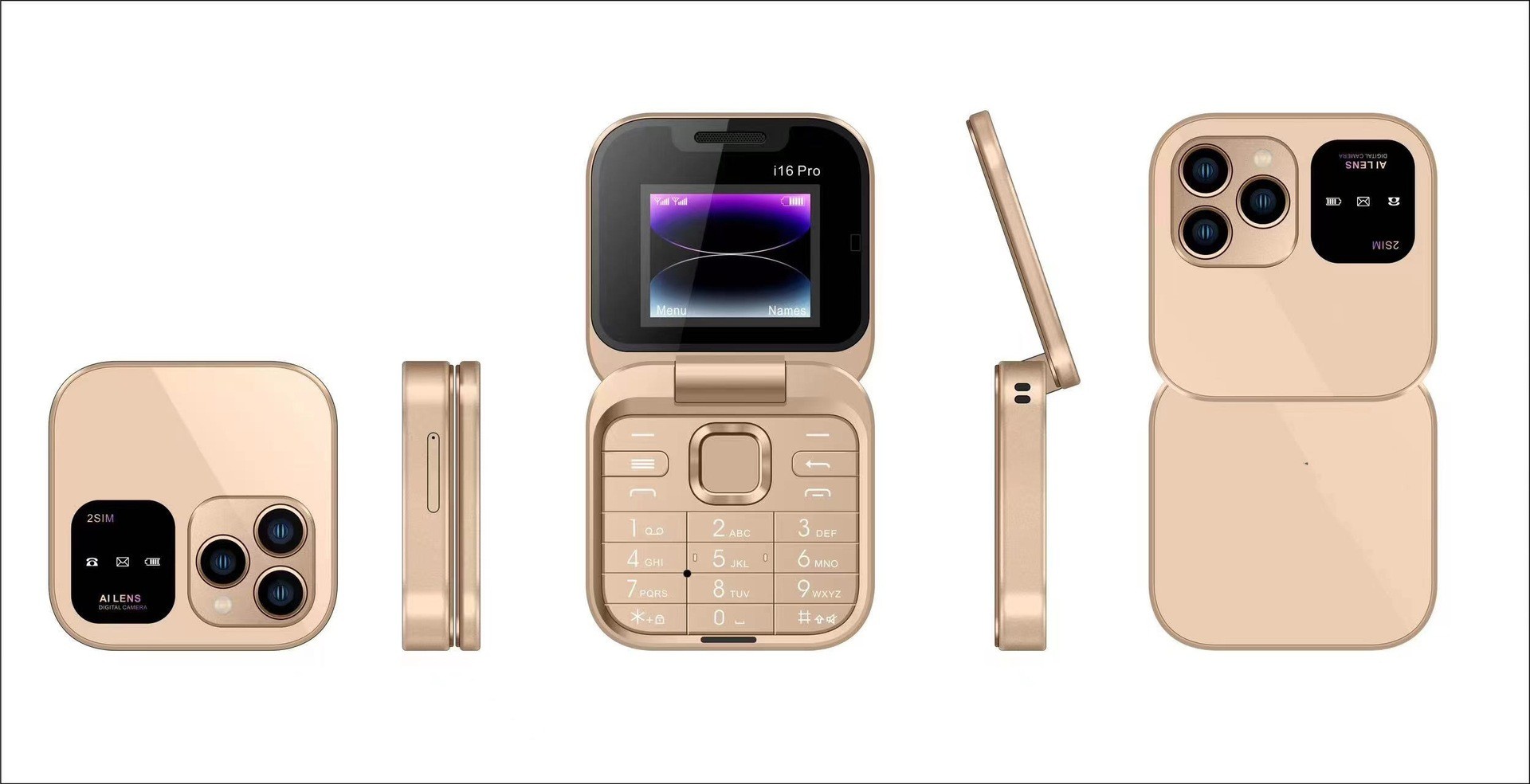 Mini Flip Mobile Phone