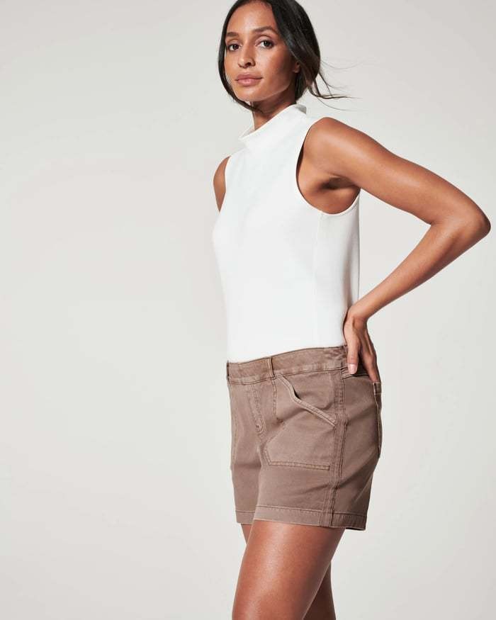 Womens Soft Stretch Twill Short