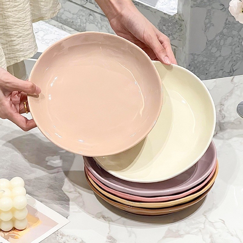 Food Plate Ceramic 8-inch