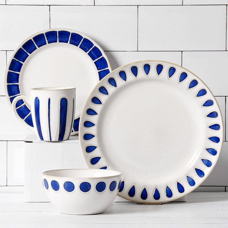 Ceramic Bowl Plate Set
