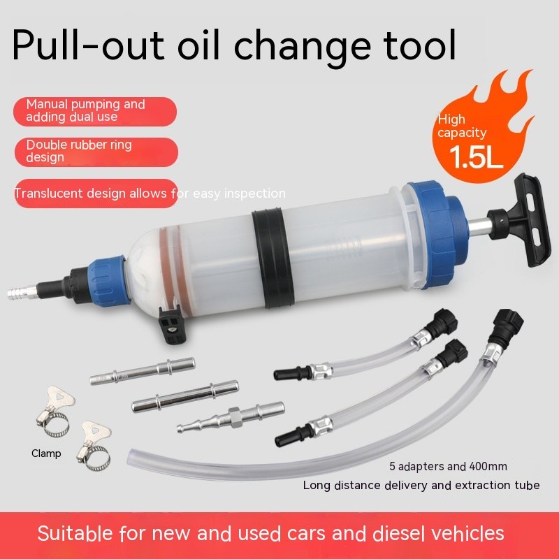 Oil Syringe Manual Extraction Fill Pump
