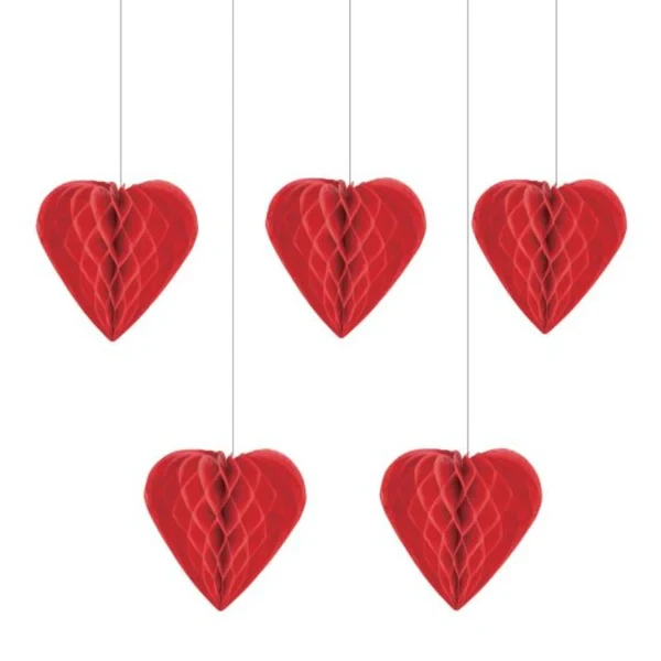 Heart Honeycomb Hanging Decoration