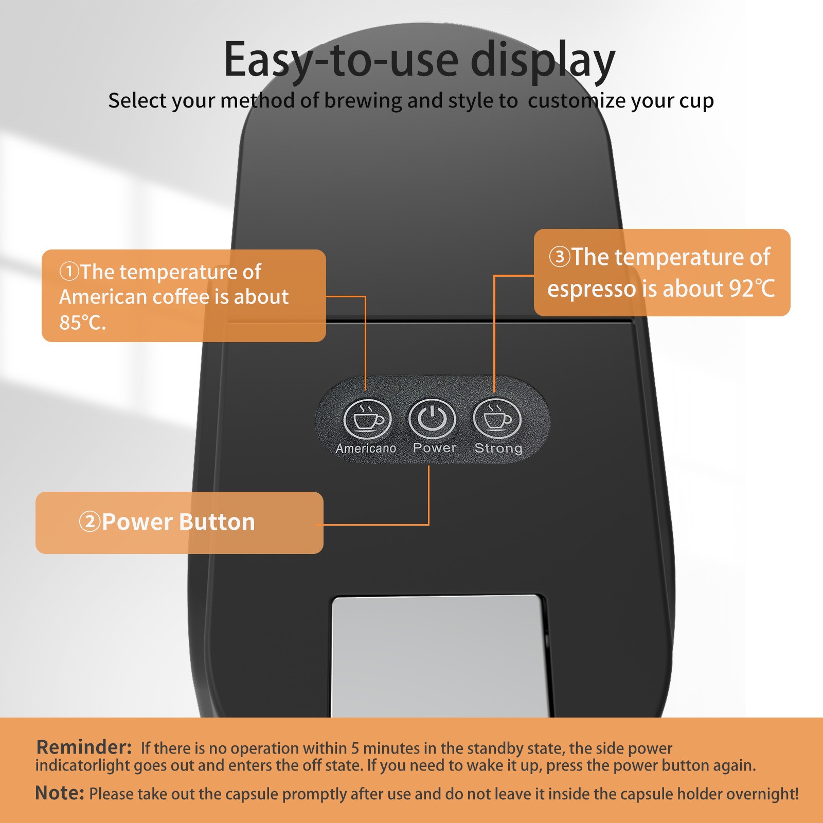 Capsule Coffee Machine Household Mini