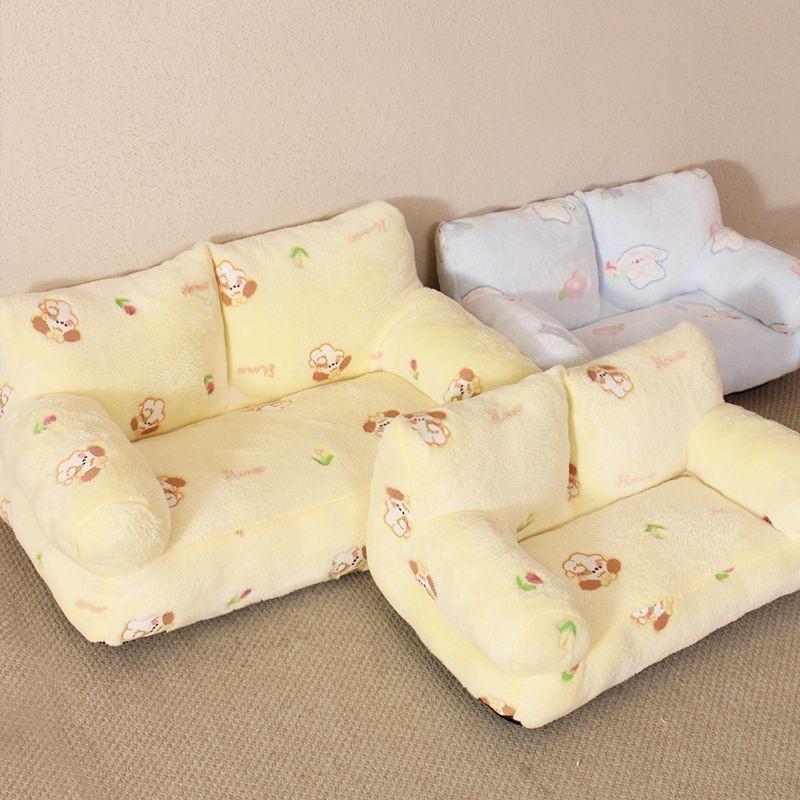 Pet Washable Plush Sofa Bed