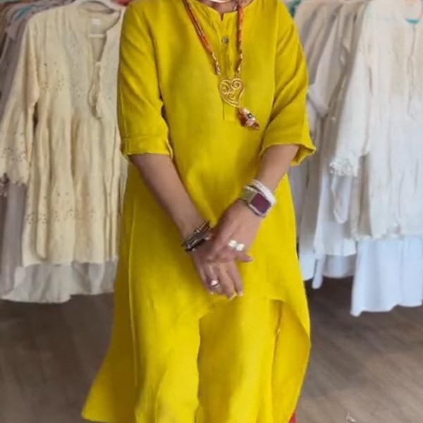 Autumn Long Sleeve Cotton Linen