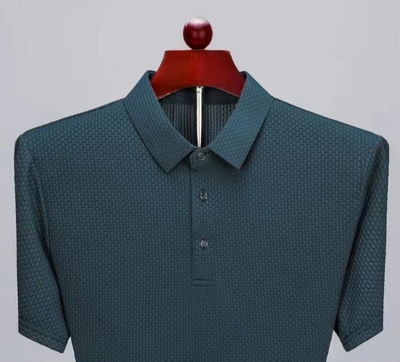 Lop-up Short-sleeved Polo Shirt