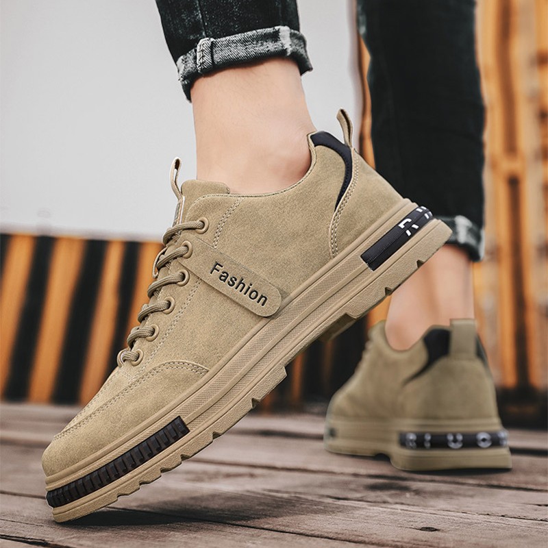 Genuine Suede Leather Men Shoes