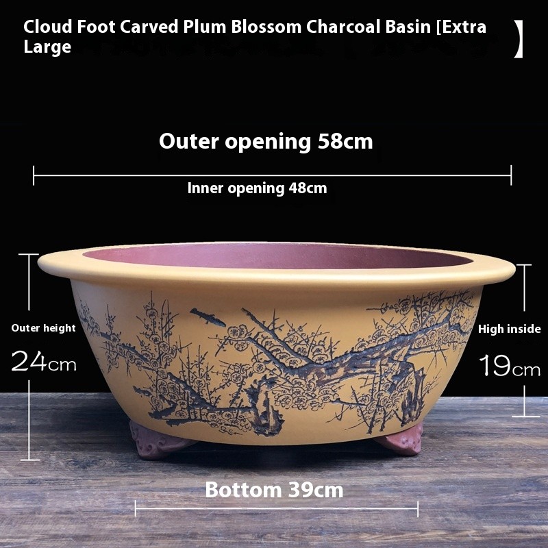 Purple Sand Flower Pot Extra Large