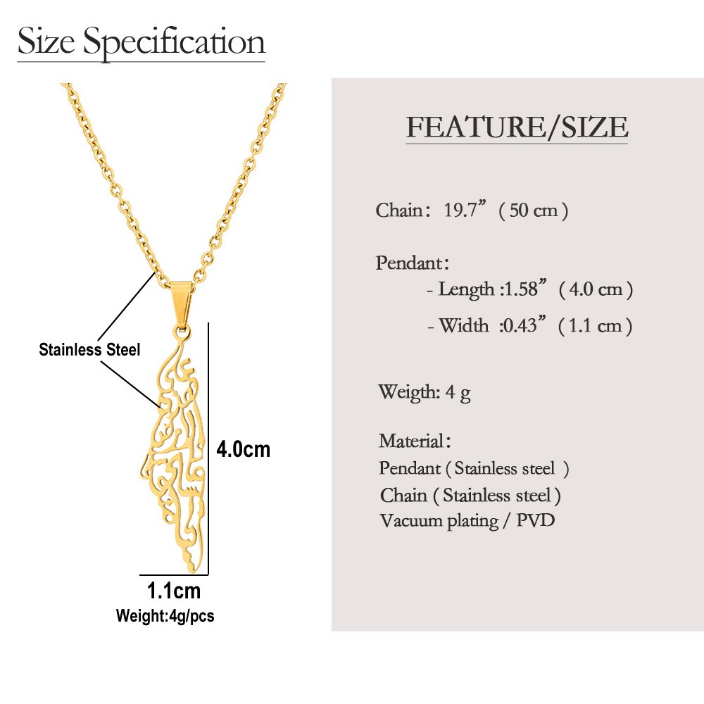 Stainless Steel Islam Necklaces