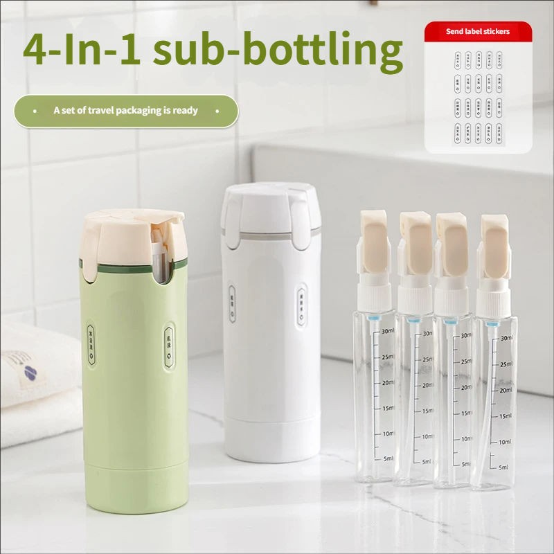 4-in-1 Travel Dispenser Bottle