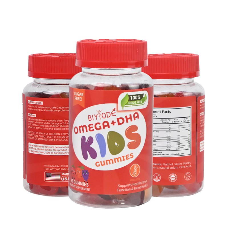 Omega + DHA Kids Gummies  Sugar-Free Daily Support for Growing Minds
