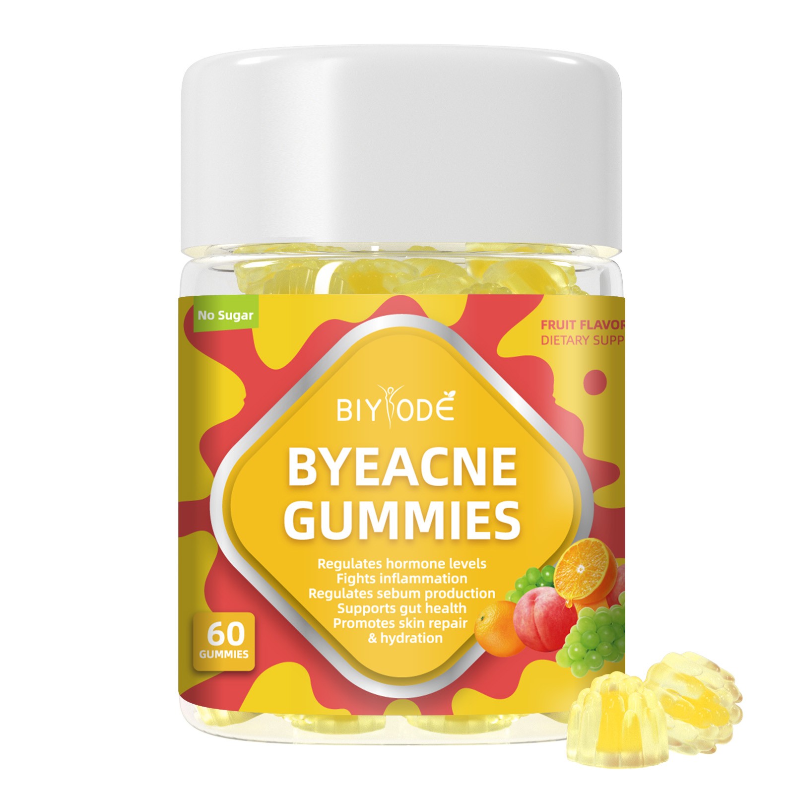 ByeAcne Gummies Sugar-Free Daily Skin Support from Within