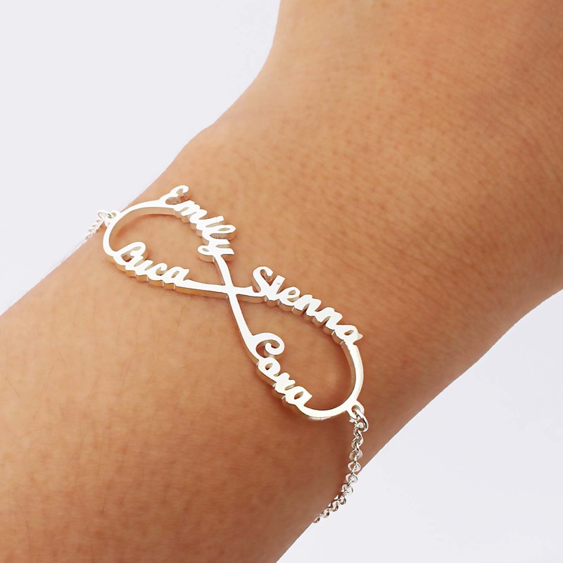Personalized Infinity Custom Name Bracelet