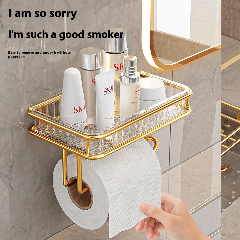 Bathroom Tissue Storage Rack