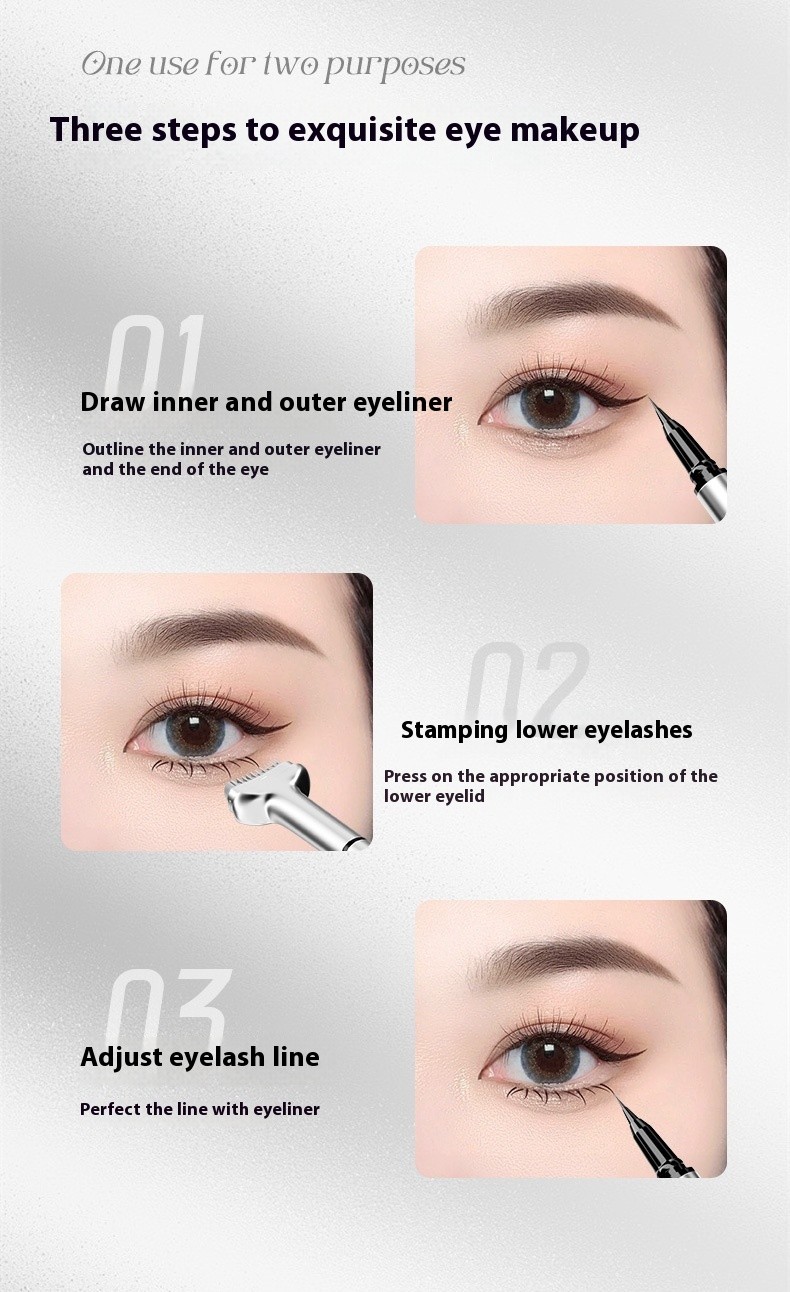 Double-headed Lower Eyelash Stamp Pen