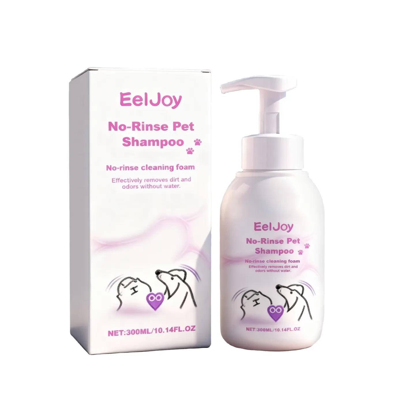 EelJoy No-Rinse Pet Shampoo