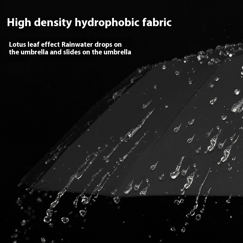 Sturdy Windproof Reflective Safety Ring Buckle Umbrella