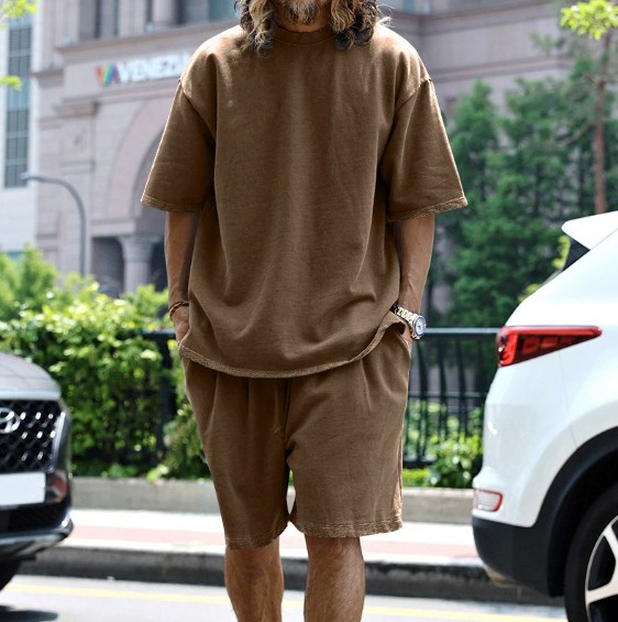 Solid Color Sport Loose Set