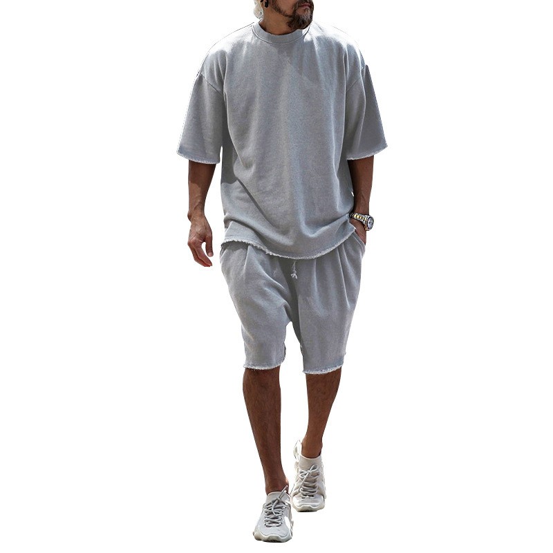 Solid Color Sport Loose Set
