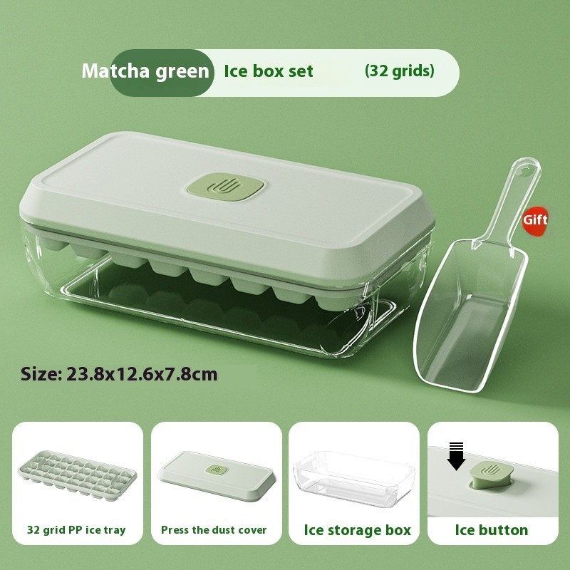 Silicone Ice Cube Tray With Lid