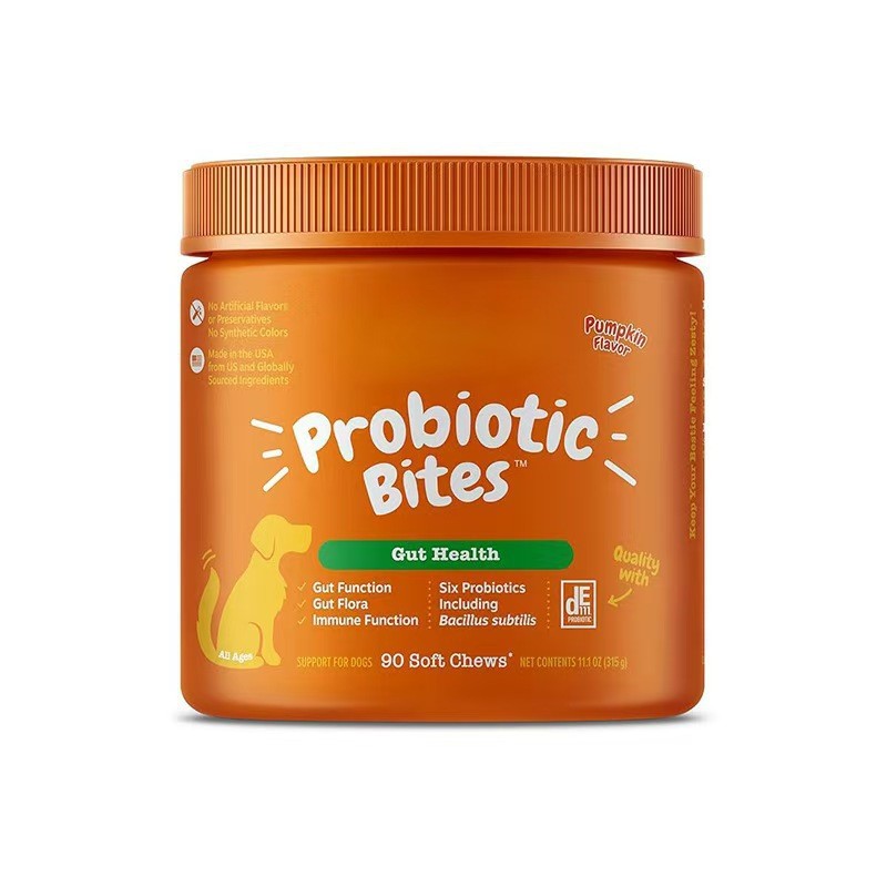 Probiotic Bites for Dogs  Daily Digestive & Gut Health Support