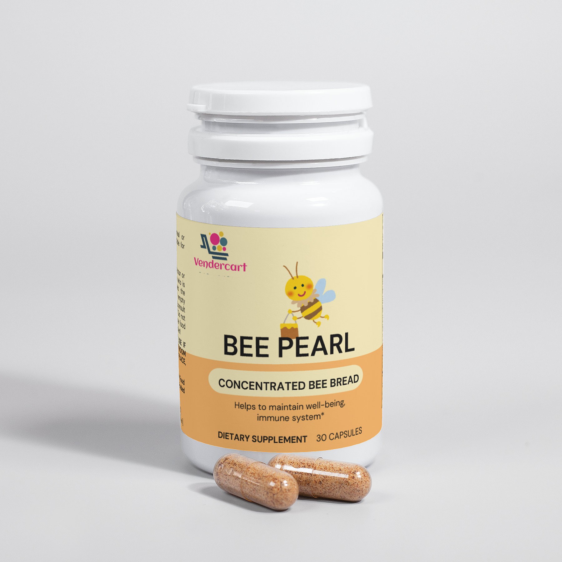 Bee Pearl  Concentrated Bee Bread Capsules for Daily Wellness