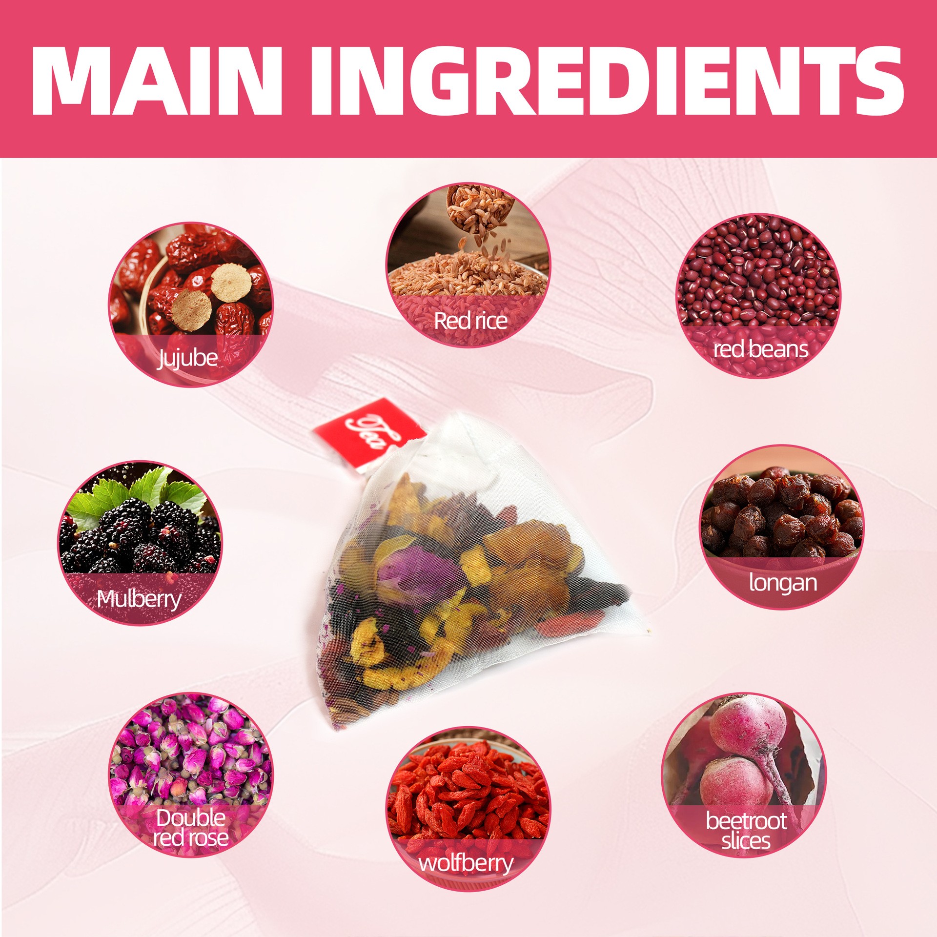 Menopause Tea  Gentle Herbal Support for Womens Hormonal Balance