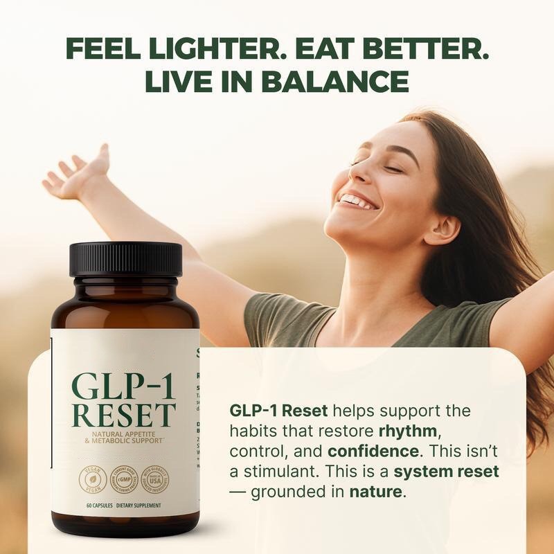GLP-1 Reset Natural Appetite & Metabolic Support Capsules