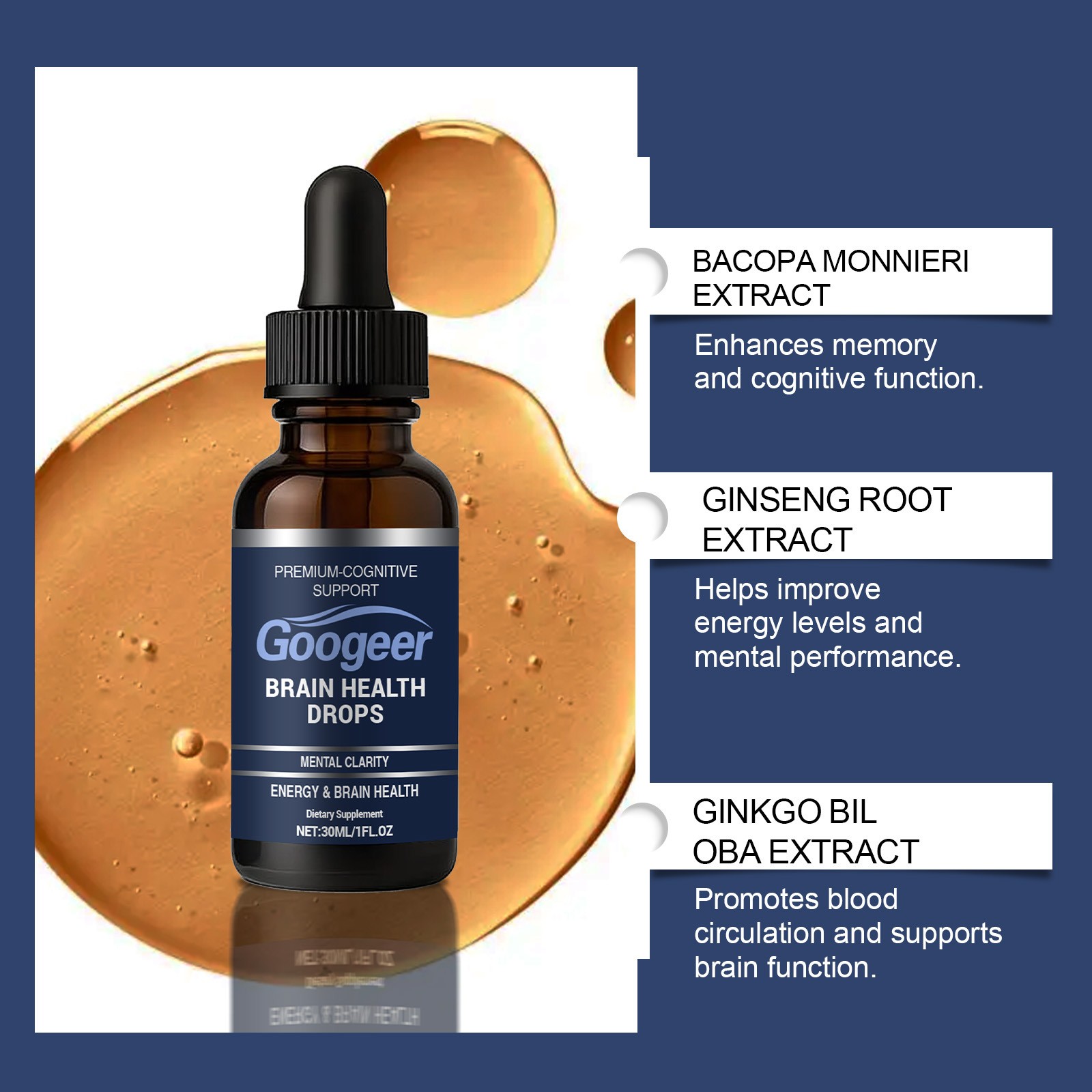 Memo Plus Brain Health Drops