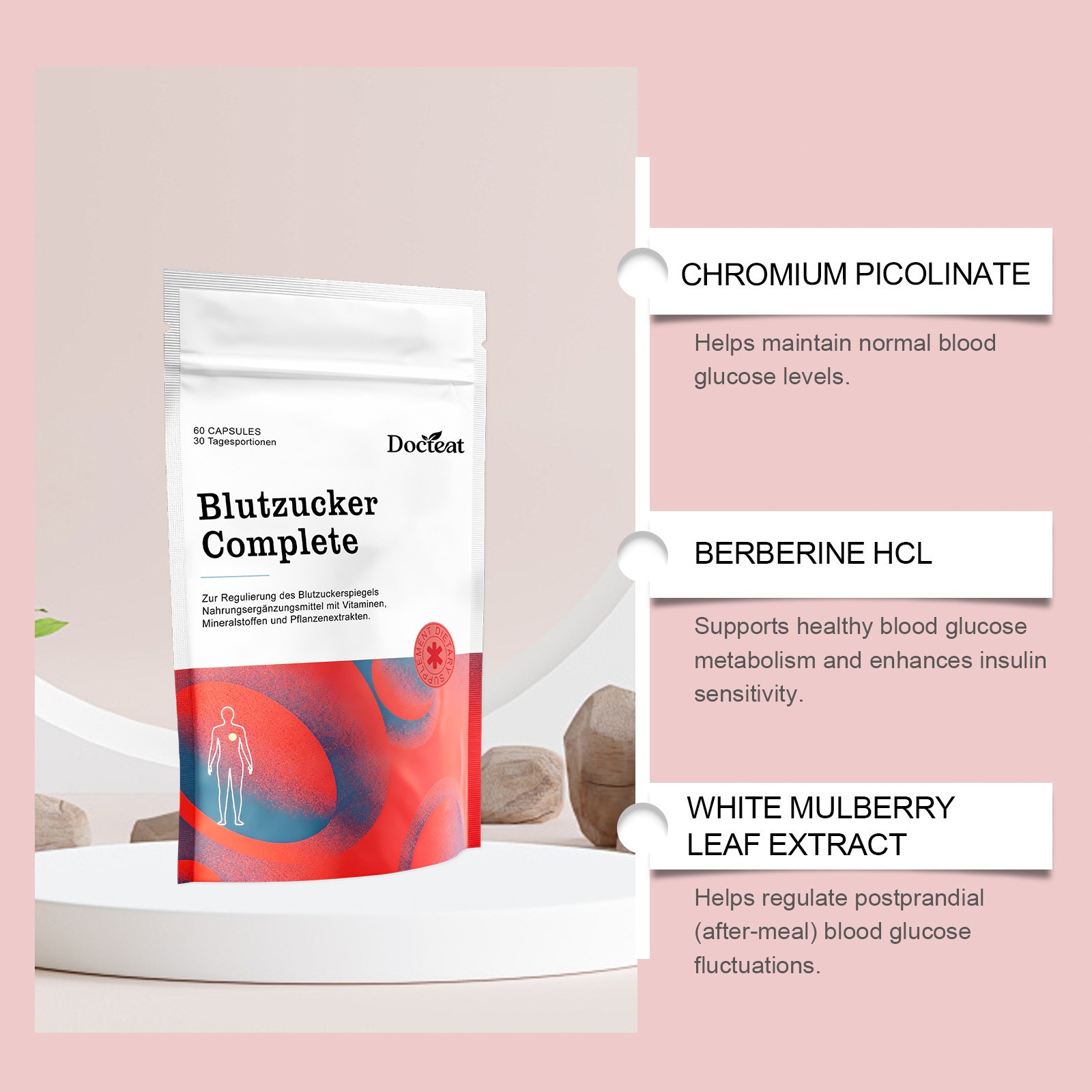 Blutzucker Complete  Daily Nutritional Support for Balanced Blood Sugar Awareness
