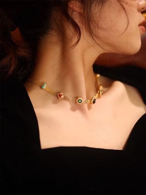 Vintage Retro Copper Necklace