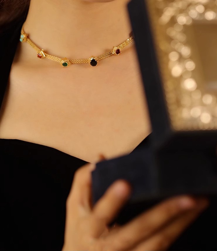 Vintage Retro Copper Necklace