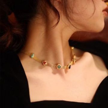 Vintage Retro Copper Necklace