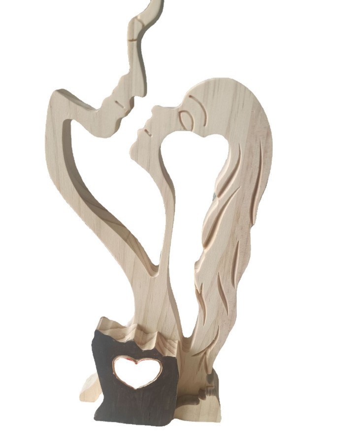 Love Eternal Wood Ornament