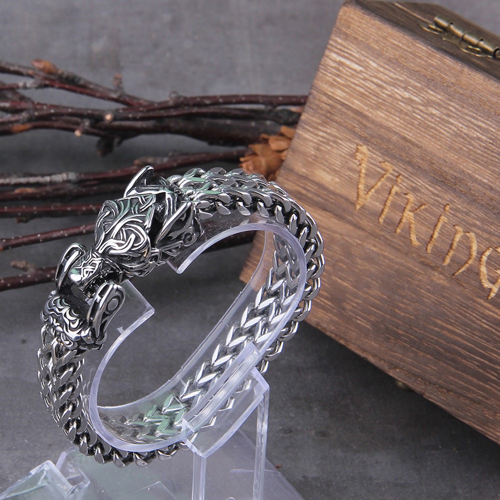 The Midgard Serpent  Stainless Steel Bracelet