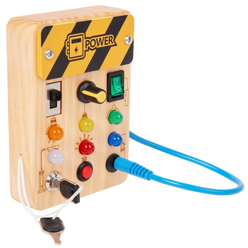 Montessori Wooden Switch Board