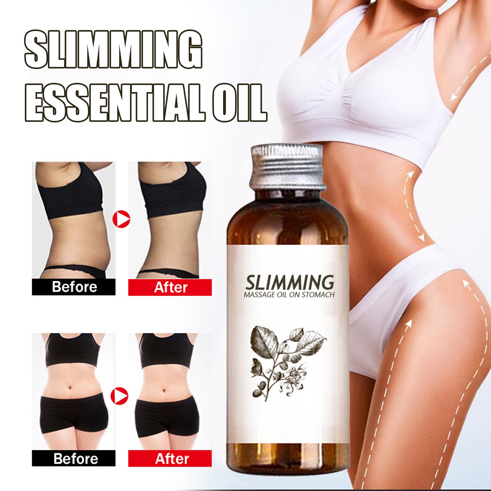 Natural Herbal Slimming Massage Oil