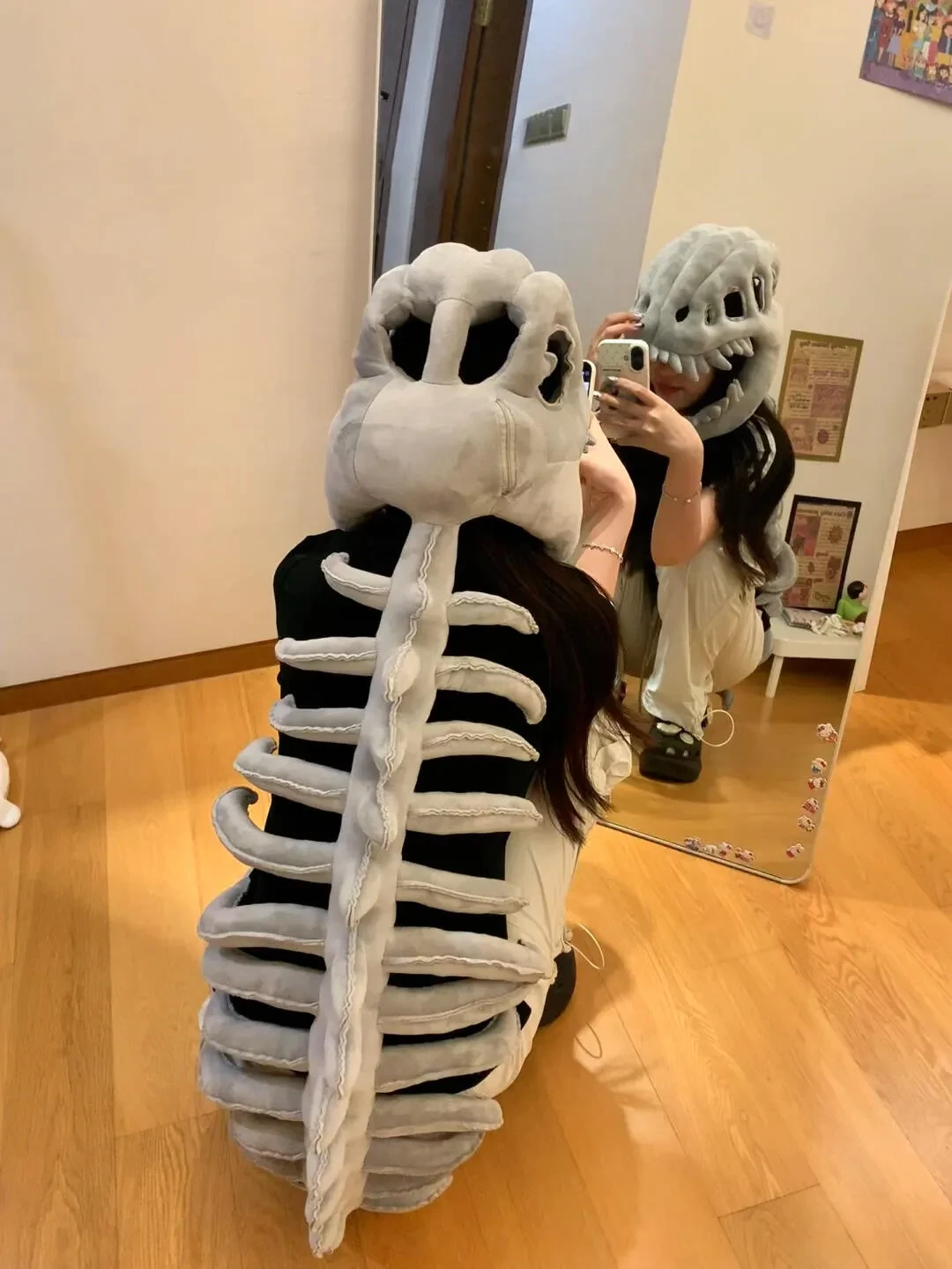 Realistic Dino Skeleton Costume