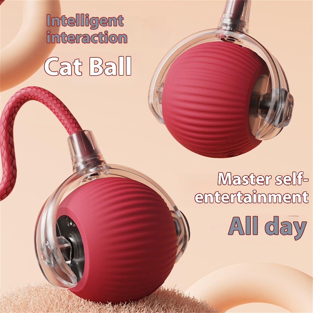 Smart Pet Ball Interactive & Pet Friendly