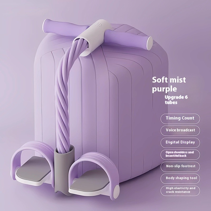 Multifunctional Pedal Resistance Band for Full Body Toning