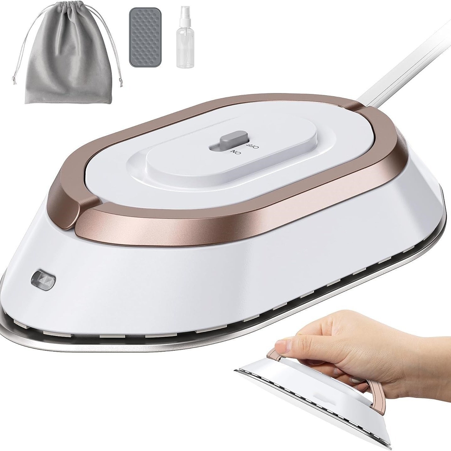 Travel Iron With Dual Voltage 120V220V