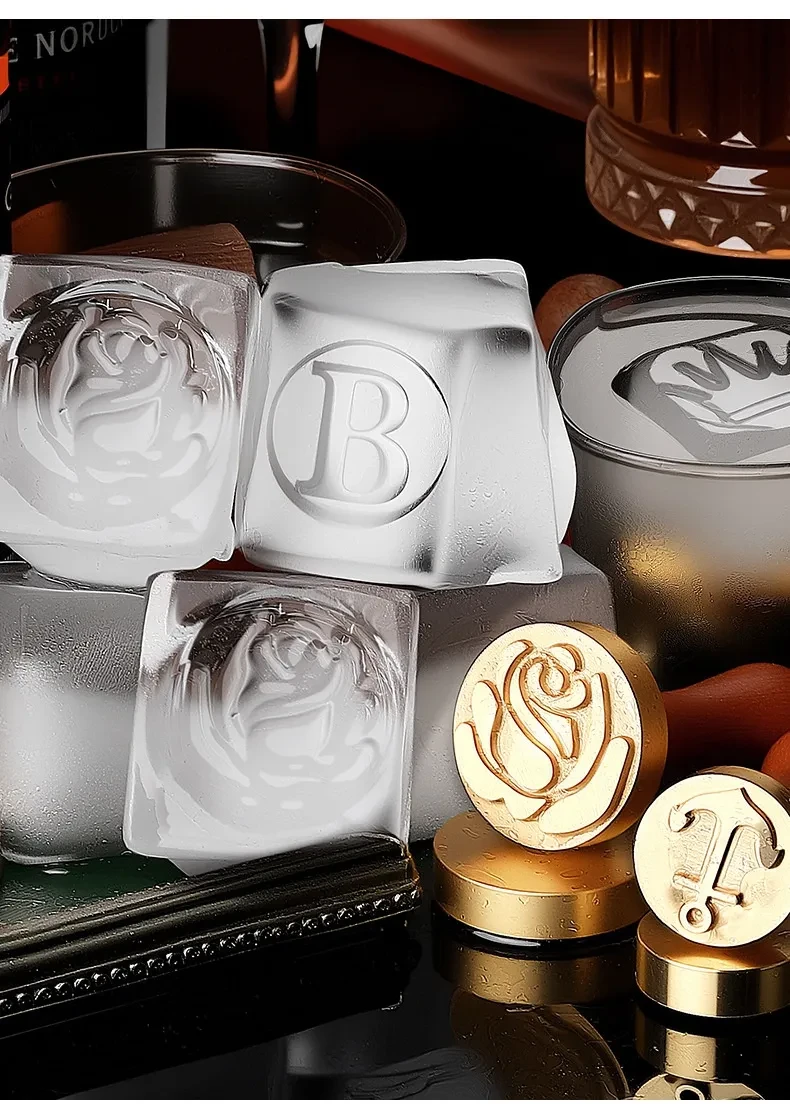 Custom Brass Ice Cube Stamp