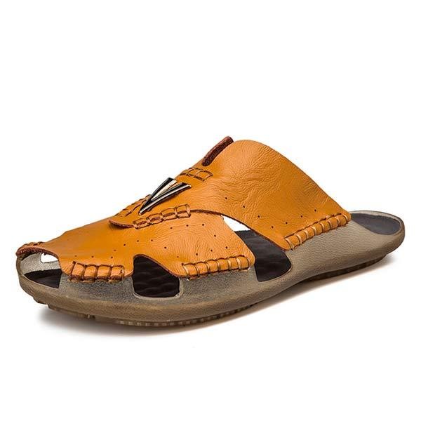 Men's tendon bottom beach slippers