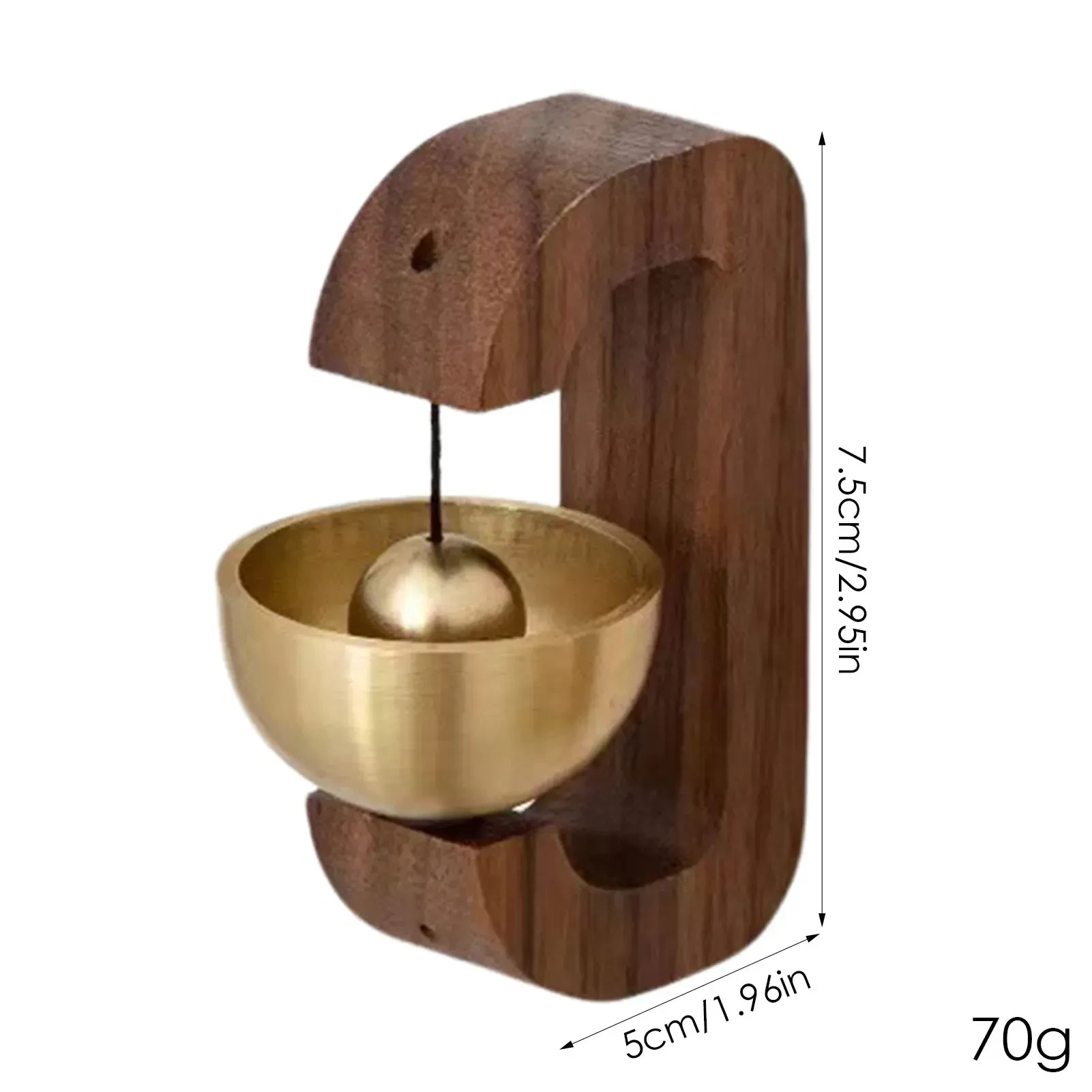 Suction Door Type Solid Wood Wind Chime