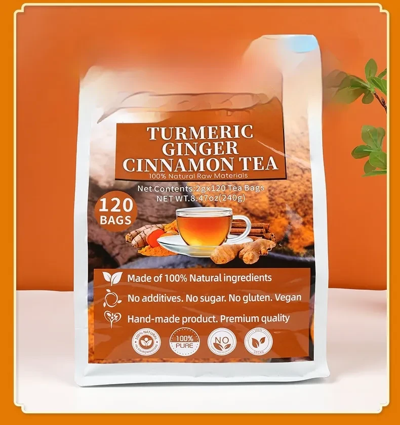 Turmeric, Ginger And Cinnamon Tea 120 Ginger Turmeric Tea Bags