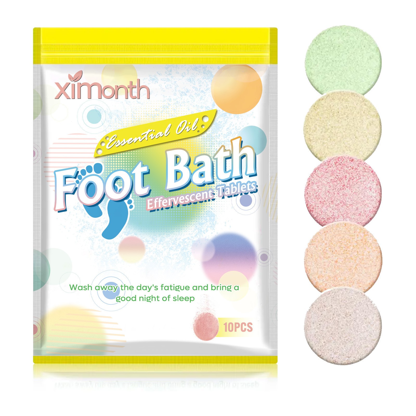Ximoth Essential Oil Foot Bath Effervescent Tablets