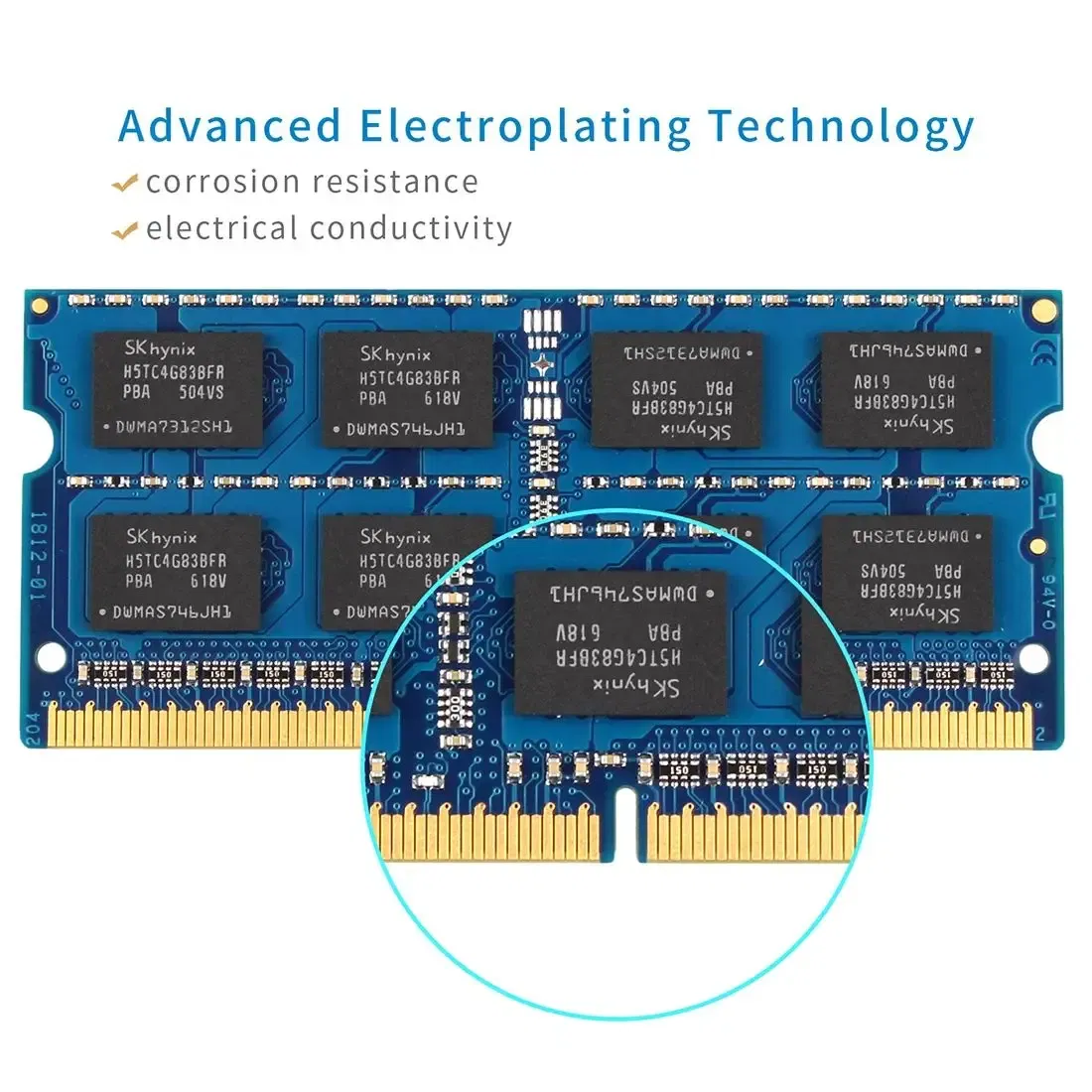 TECMIYO 2X8GB DDR3 1600MHz SODIMM Laptop Memory RAM DDR3 8GB 1600MHz SODIMM 1.5V PC3-12800S Non-ECC - Blue