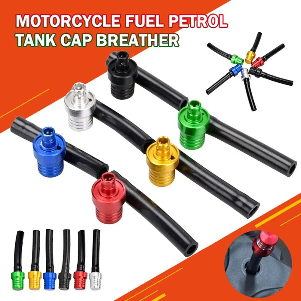 Color: Lavender, Ships From: CHINA - Motorcycle Gas Fuel Cap Valve Vent Breather Hoses Tubes For Motocross CR CRF EXC YZF YZ KLX SXF RMZ ATV Fuel Tank Breather Pipe